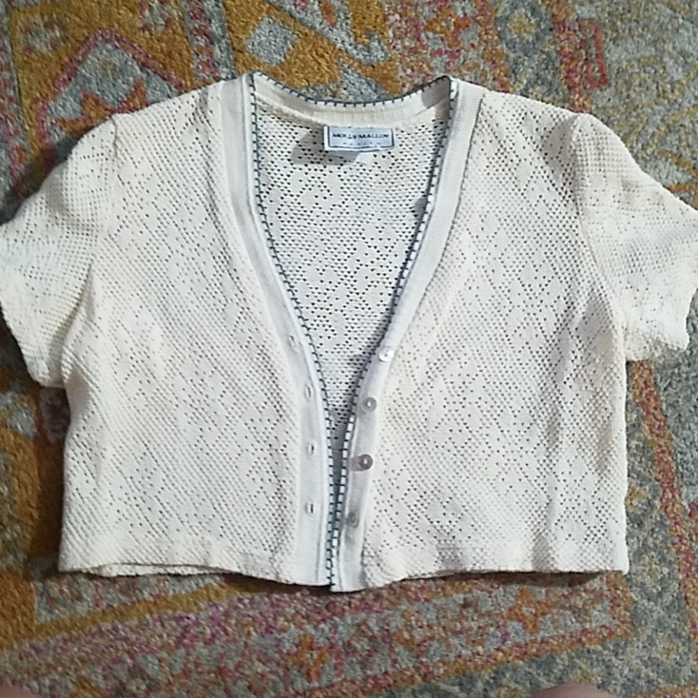 vintage cropped sweater